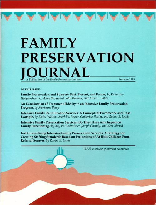 Family Preservation Journal Cover